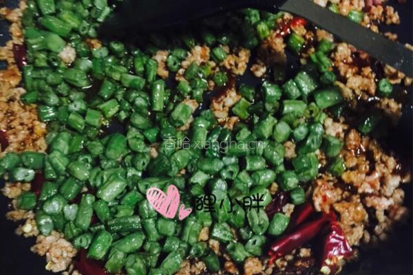 肉沫四季豆的做法图解9
