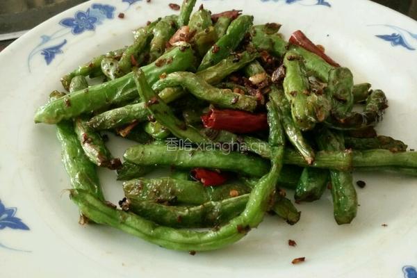 干煸四季豆的做法图解7