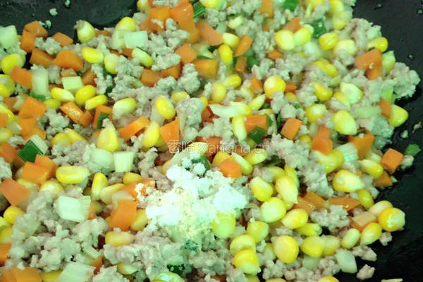 玉米肉末的做法图解8
