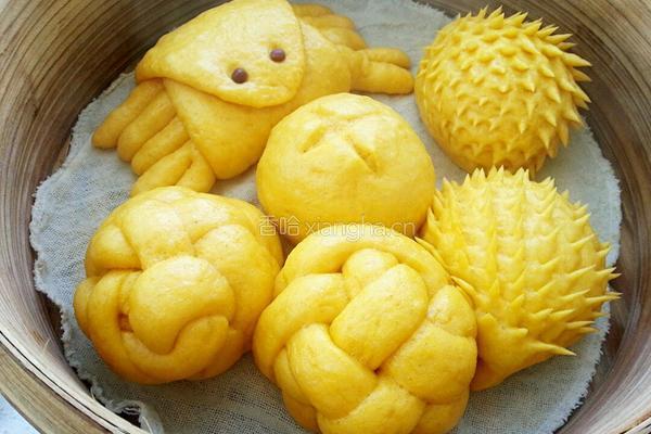 南瓜花样馒头的做法图解31
