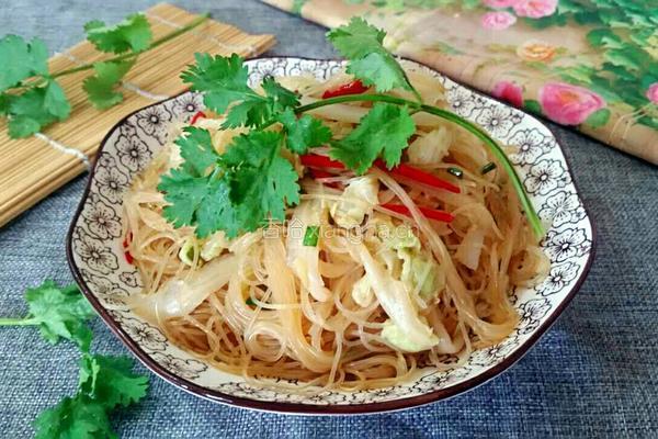白菜拌粉丝的做法图解11