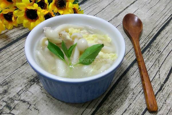 菌菇汤的做法图解8
