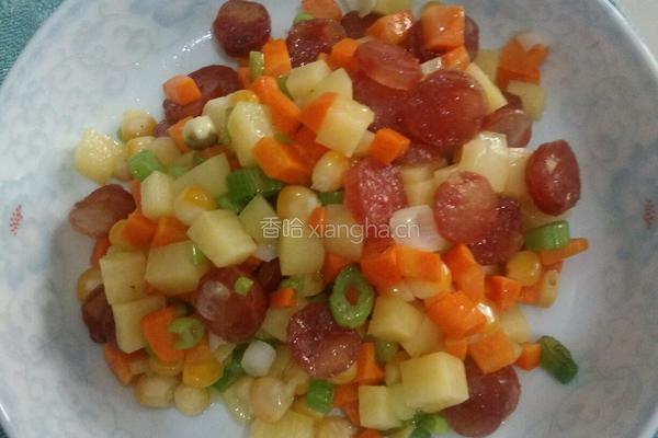 什锦炒杂米饭的做法图解5