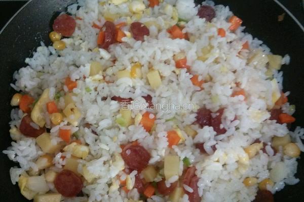 什锦炒杂米饭的做法图解7