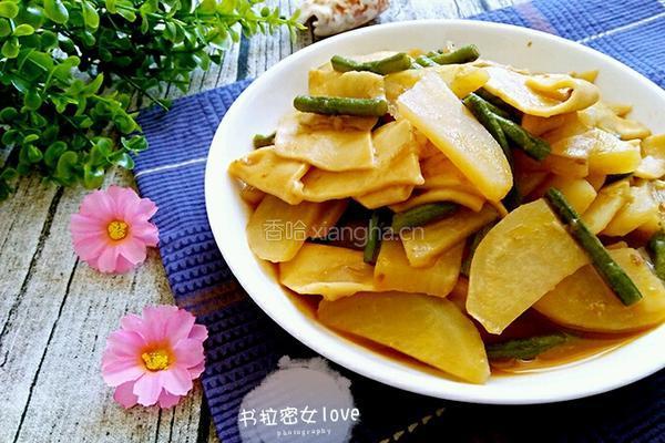 土豆豆角焖面的做法图解13