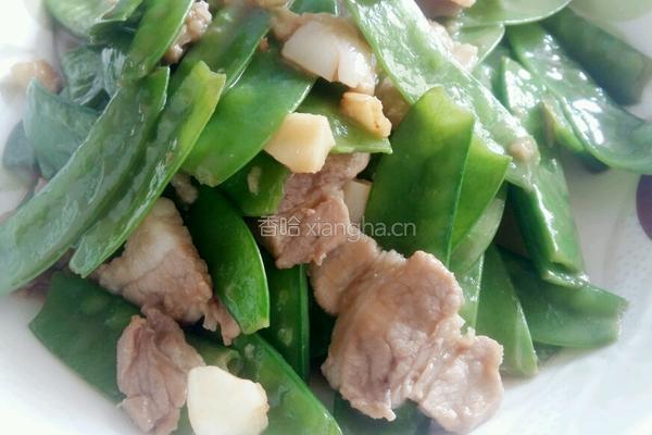 荷兰豆炒肉的做法图解15