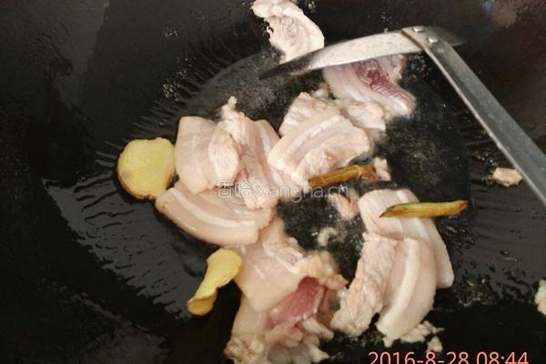 肉炖豆角的做法图解4