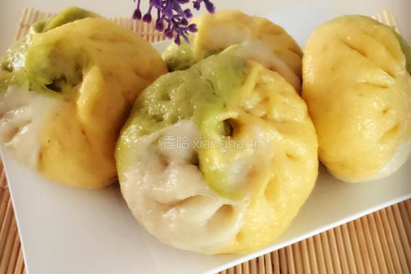 三色萝卜丝包子的做法图解12