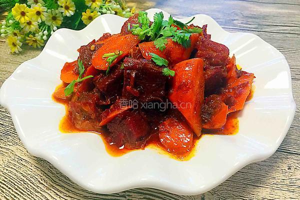 牛肉炖胡萝卜的做法图解10