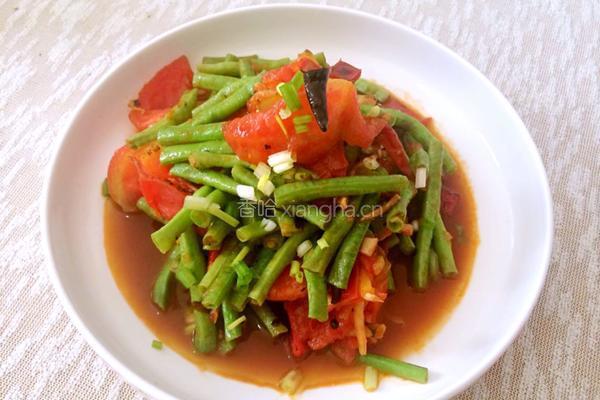 西红柿炒豆角的做法图解10