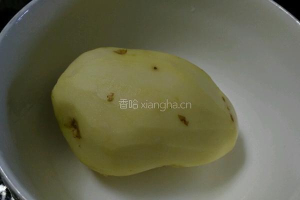 青红椒土豆丝的做法图解2