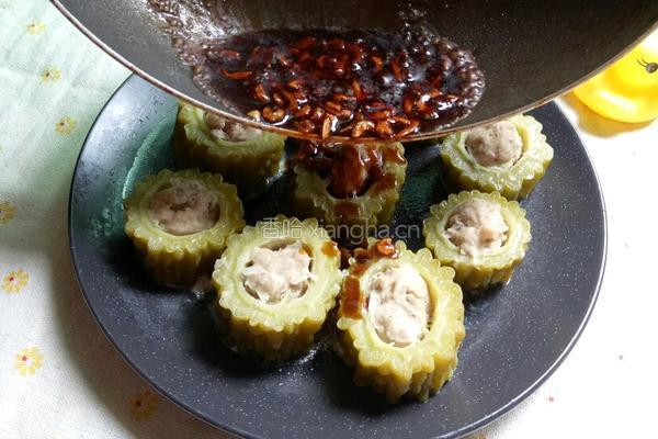 清蒸苦瓜塞肉的做法图解11