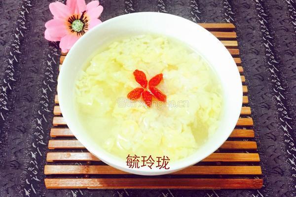 酒酿蛋花汤的做法图解4