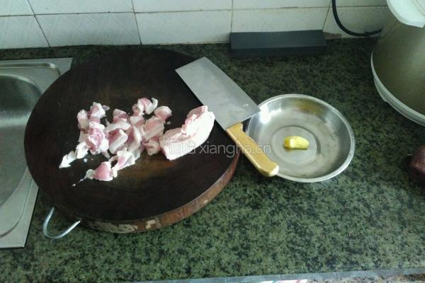 虾酱蒸五花肉的做法图解3