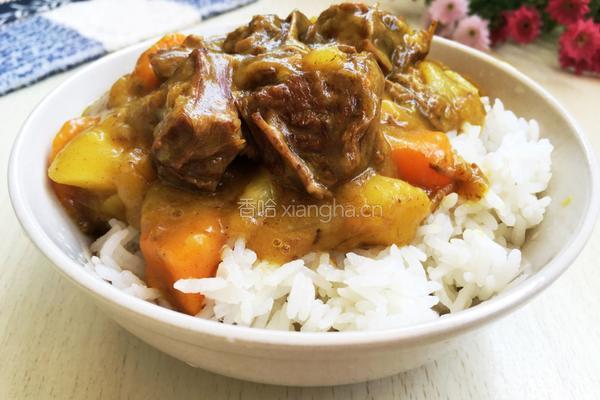 咖喱牛肉饭的做法图解4