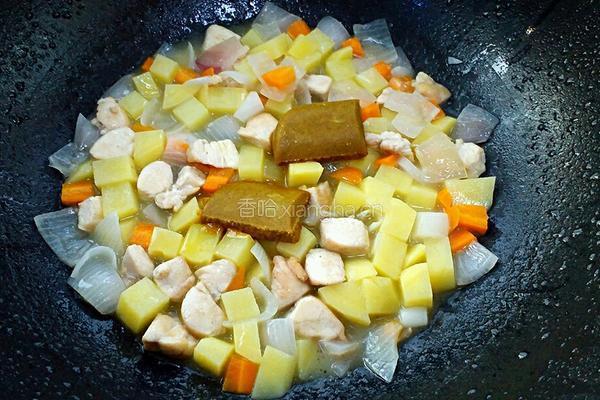 咖喱土豆鸡块的做法图解6