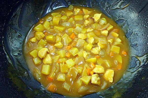 咖喱土豆鸡块的做法图解7