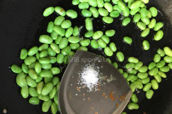 毛豆米炒肉末的做法图解5