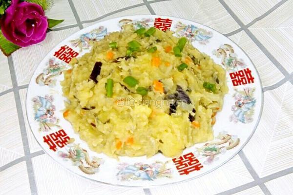拌茄子土豆泥的做法图解9