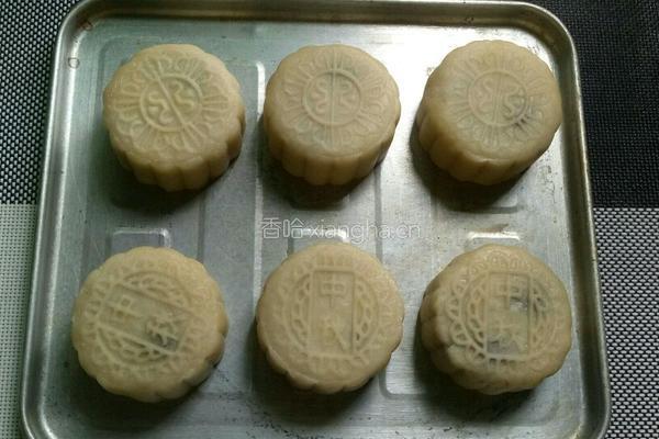 豆沙双黄月饼的做法图解16