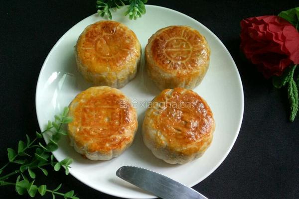 豆沙双黄月饼的做法图解20
