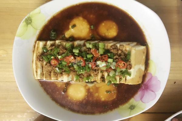 豆腐蒸蛋的做法图解5