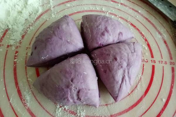紫薯玫瑰花馒头的做法图解12