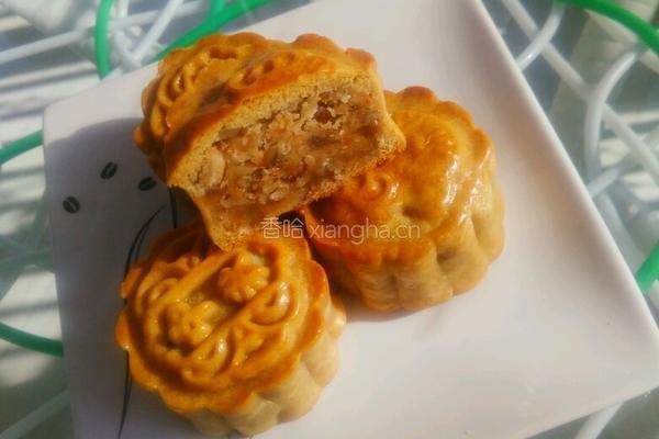 伍仁月饼（16个 每个 50g）的做法图解15