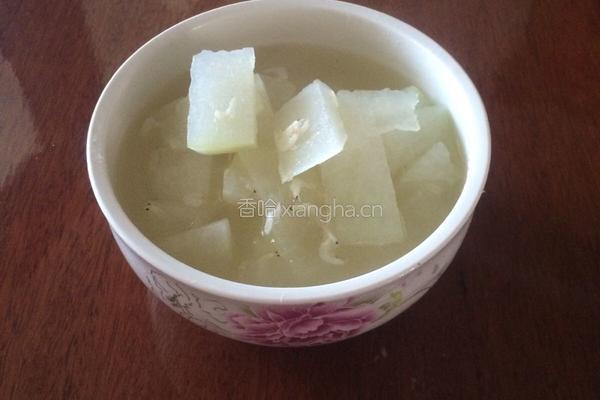 海米冬瓜汤的做法图解6