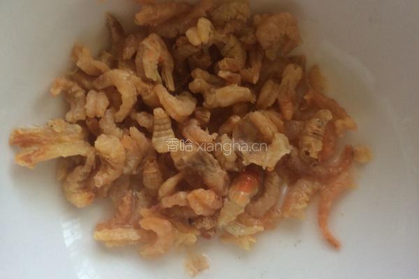 海米毛豆汇的做法图解2