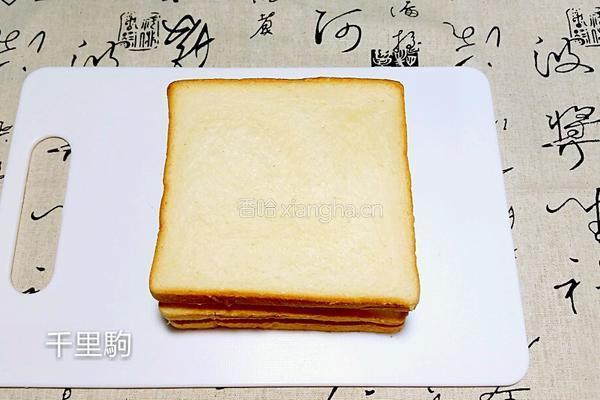 火腿蛋三明治的做法图解8
