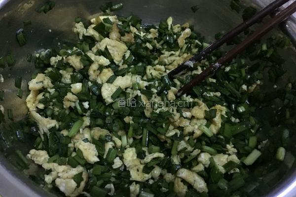 韭菜鸡蛋馅饼的做法图解14