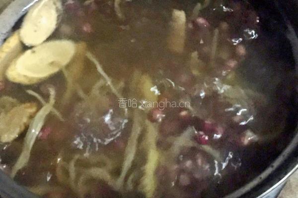 银鱼北芪红豆汤的做法图解6