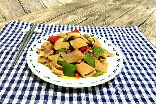 炒羊肚片的做法图解8