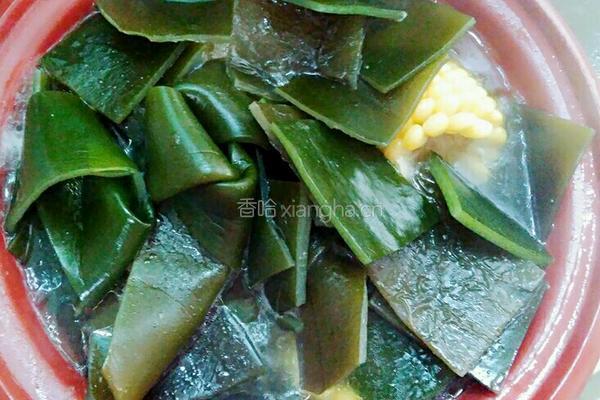 玉米海带汤的做法图解7