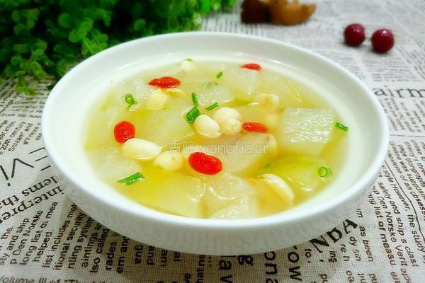冬瓜莲子汤的做法图解7