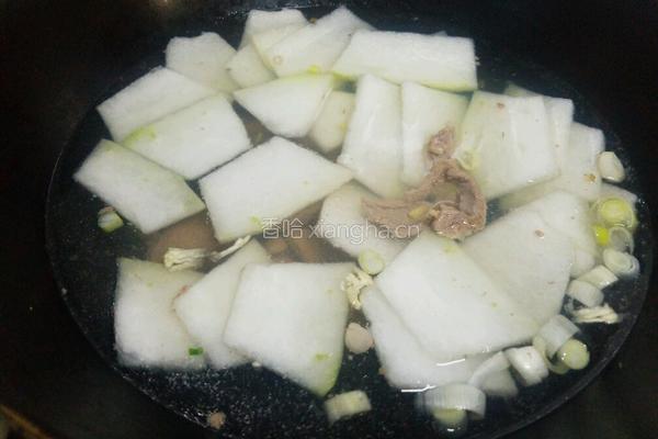 羊肉冬瓜汤的做法图解6