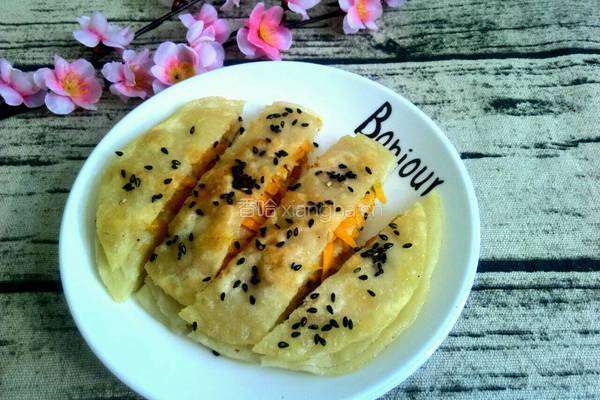 饺子皮版烧饼的做法图解9