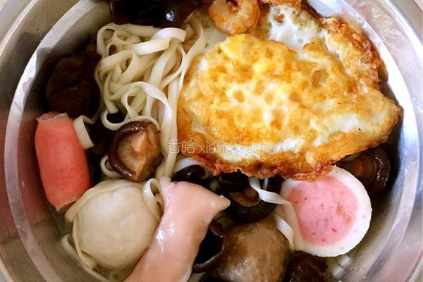 虾仁香菇鸡蛋面的做法图解8