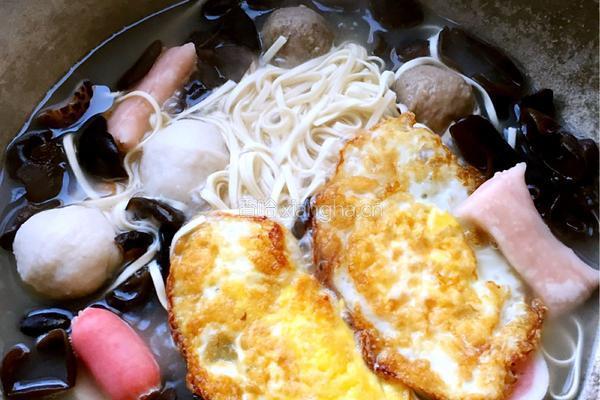 虾仁香菇鸡蛋面的做法图解7