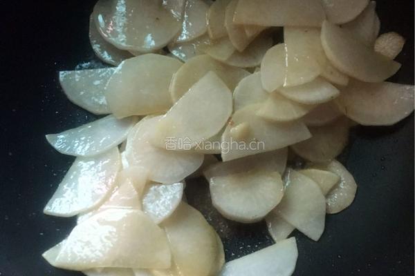 白萝卜炒肉的做法图解8