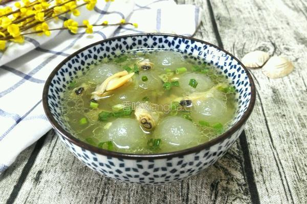 鲜贝冬瓜汤的做法图解10