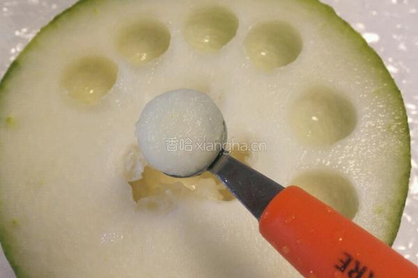 鲜贝冬瓜汤的做法图解2