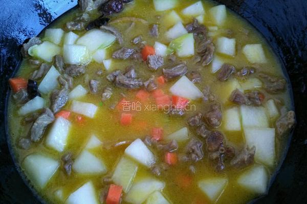 冬瓜炖牛肉的做法图解8