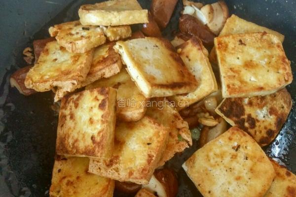蘑菇烧豆腐的做法图解6