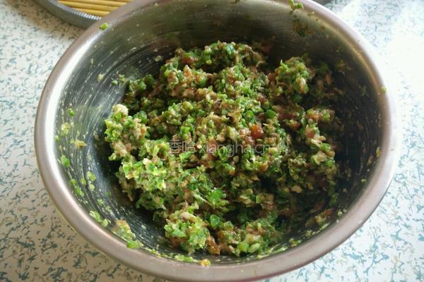 豆角馅水饺的做法图解5