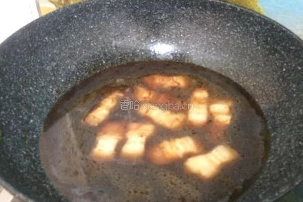 红烧肉炖蘑菇的做法图解5