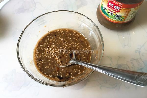 麻汁油麦菜的做法图解3