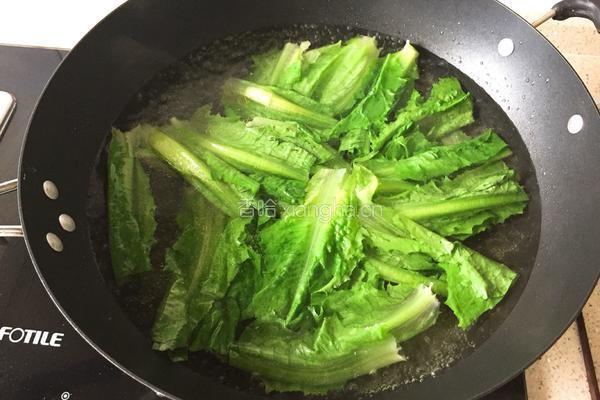 麻汁油麦菜的做法图解4