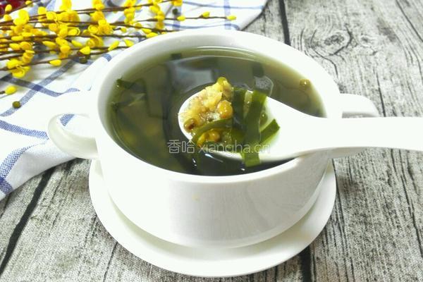 海带绿豆糖水的做法图解1